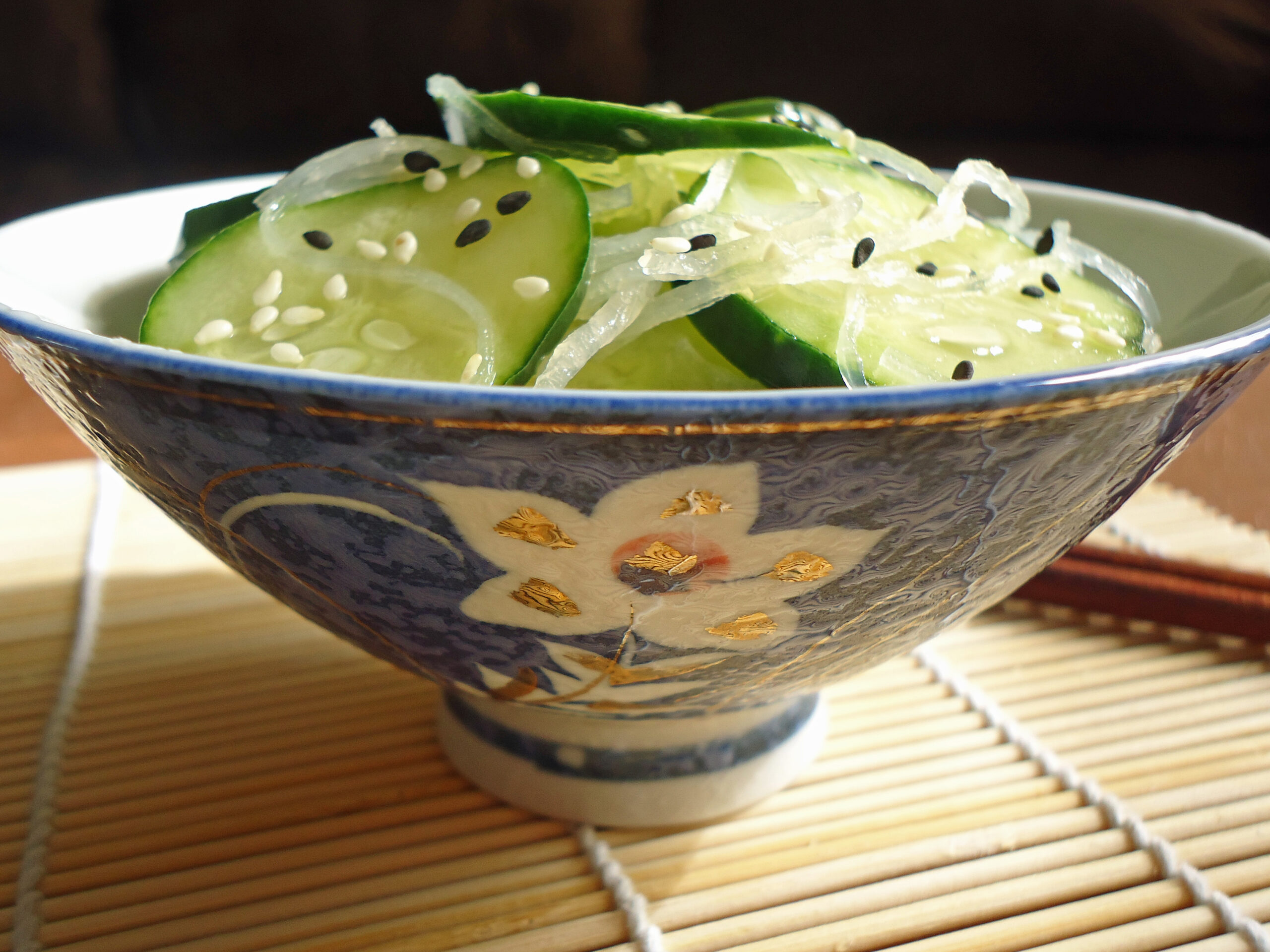Japanse komkommersalade