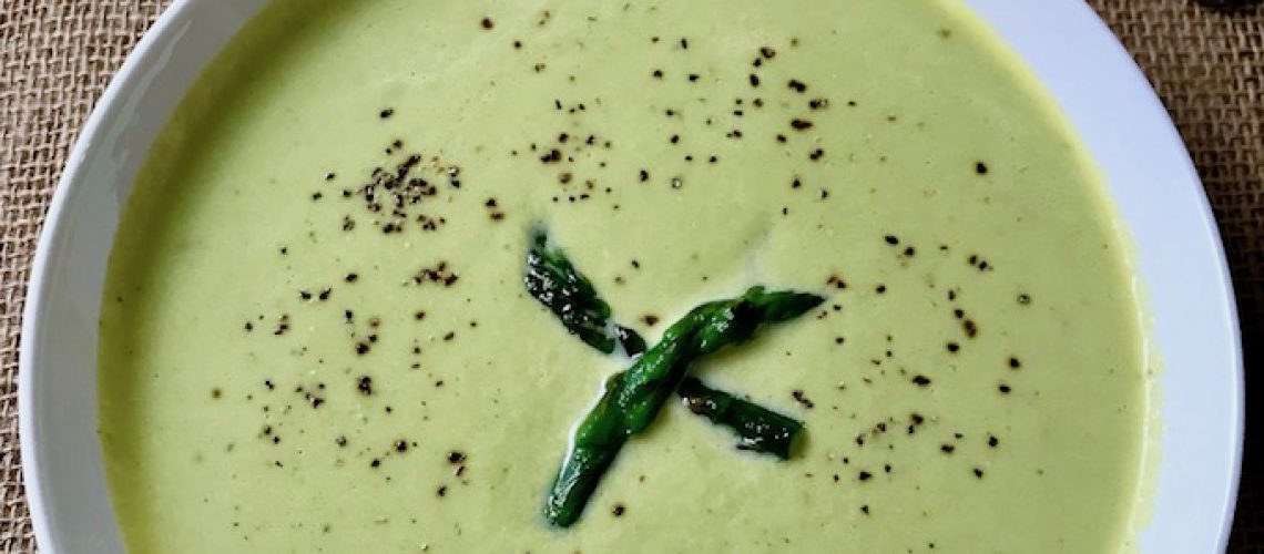 cream of asparagus soup 1a